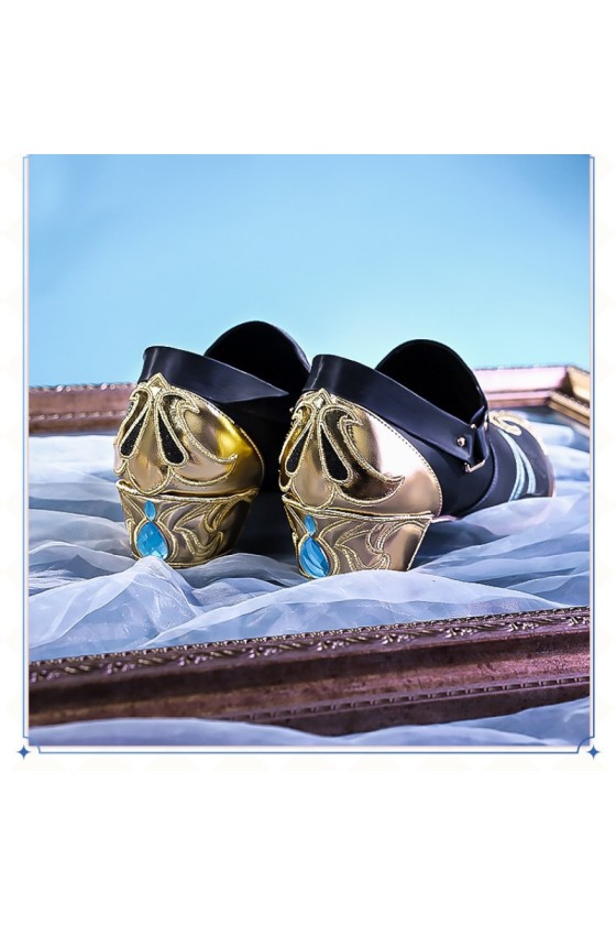 1/3 Delusion Genshin Impact Fontaine Chief Justice Neuvillette Cosplay Shoes